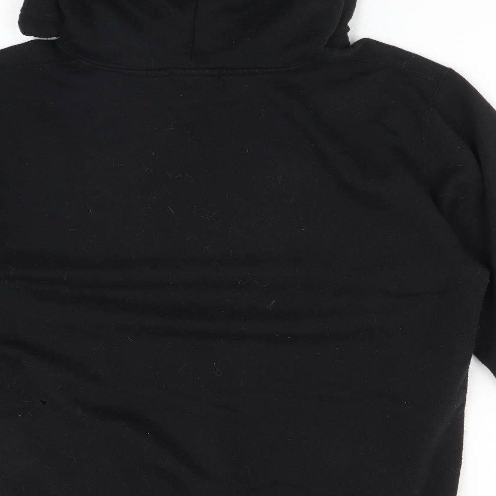 PRETTYLITTLETHING Womens Black  Cotton Pullover Hoodie Size M   - BABY GIRL. PRETTY LITTLE THING