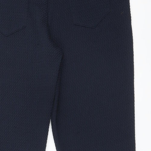 M&Co Womens Blue  Polyester Jegging Trousers Size 12 L25 in Regular