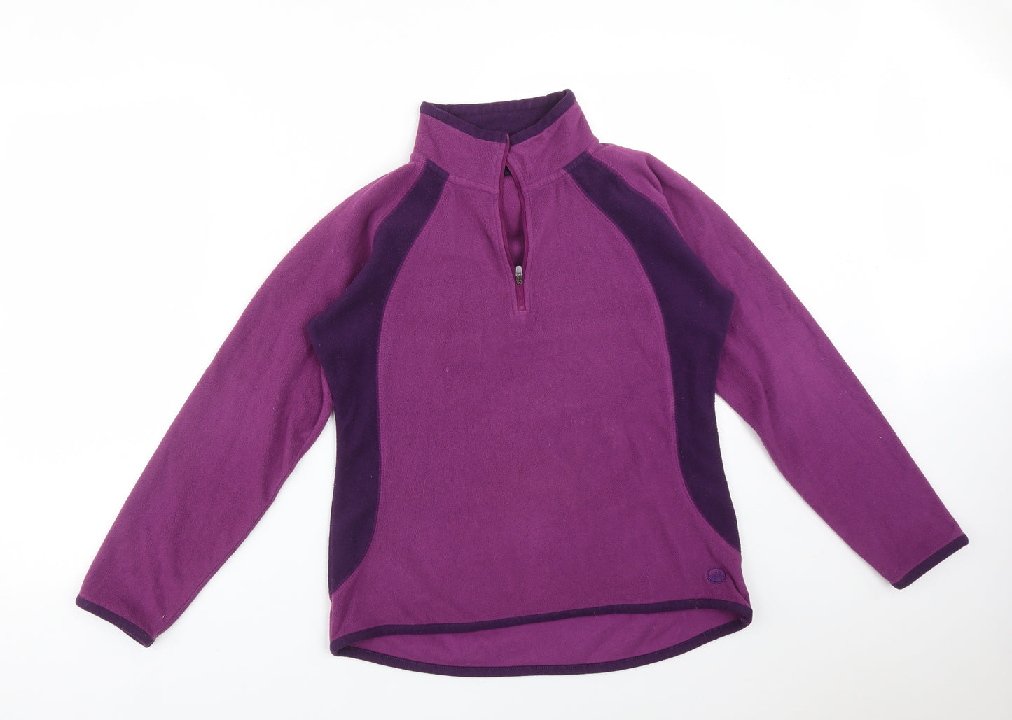 Peter Storm Womens Purple High Neck  Polyester Pullover Jumper Size 12