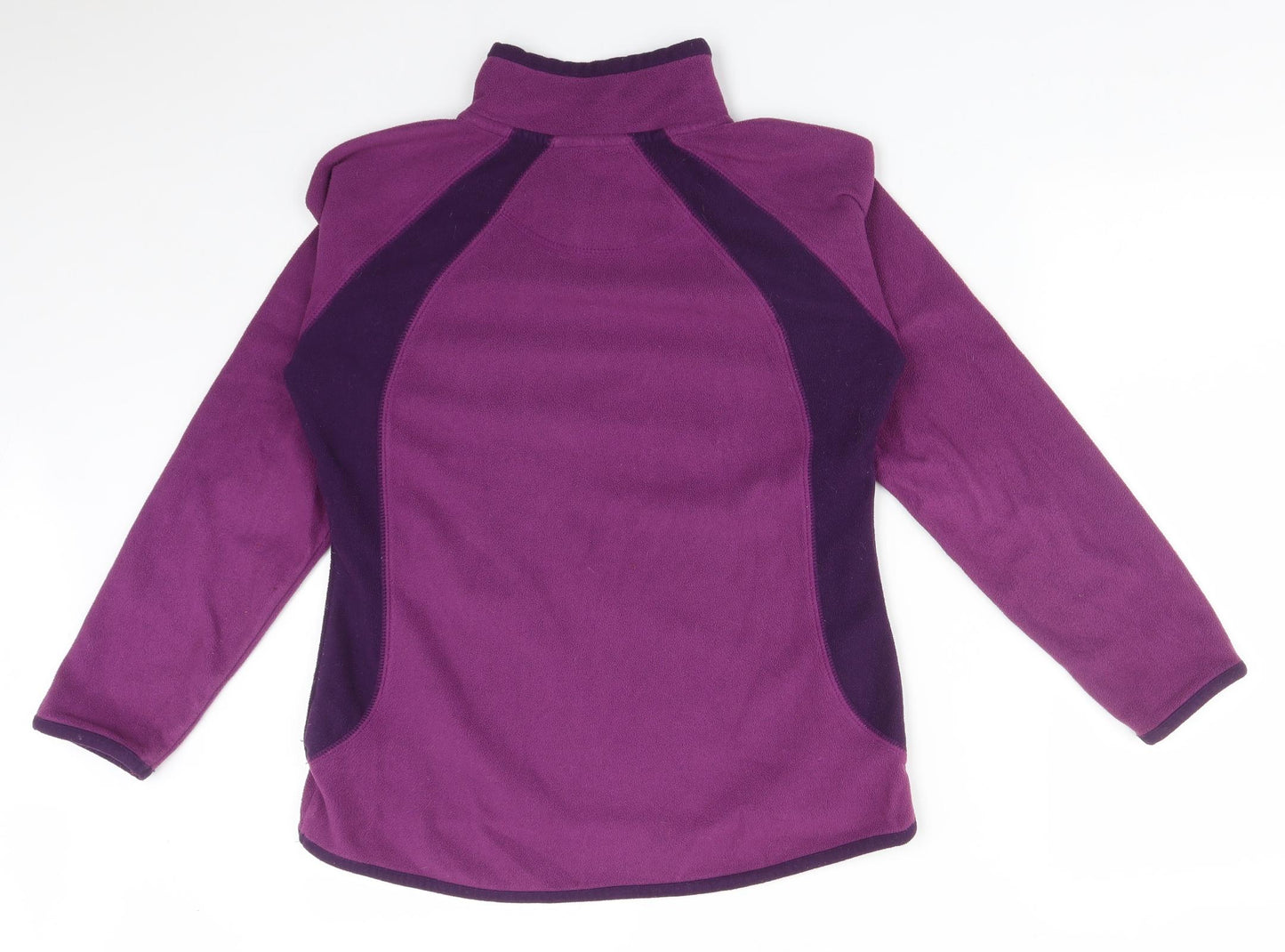 Peter Storm Womens Purple High Neck  Polyester Pullover Jumper Size 12