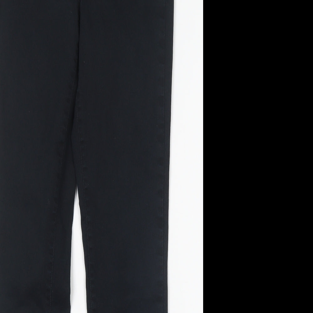 H&M Womens Black  Cotton Skinny Jeans Size 8 L29 in Regular