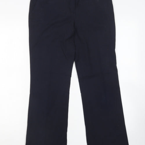 NEXT Womens Blue  Polyester Trousers  Size 8 L30 in Regular
