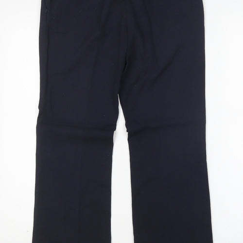 NEXT Womens Blue  Polyester Trousers  Size 8 L30 in Regular