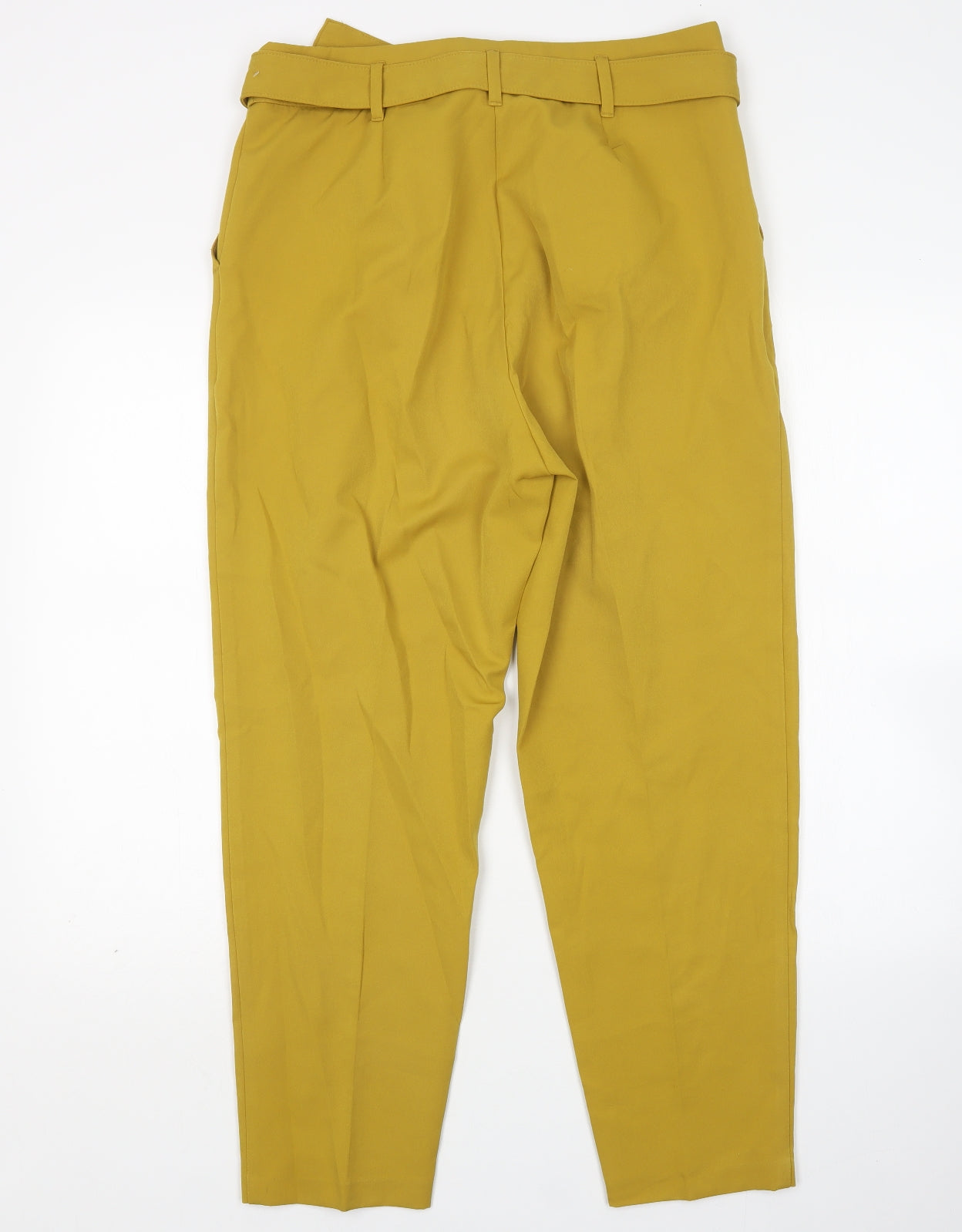 F&F Womens Green  Polyester Trousers  Size 14 L28 in Regular