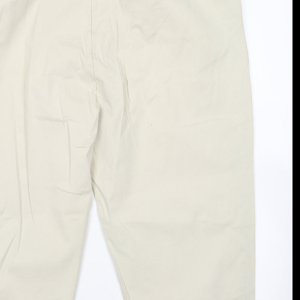 Bonmarche Womens Beige   Pedal Pusher Trousers Size 22 L20 in Regular