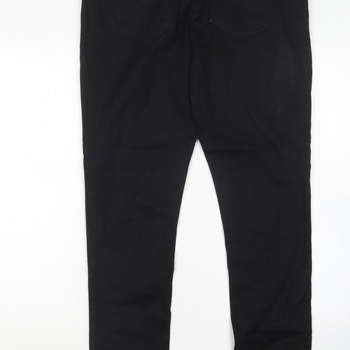 NEXT Womens Black  Modal Skinny Jeans Size 16 L30 in Regular