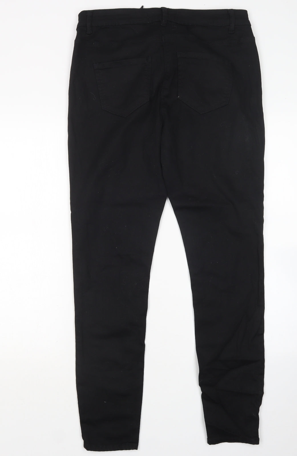 NEXT Womens Black  Modal Skinny Jeans Size 16 L30 in Regular