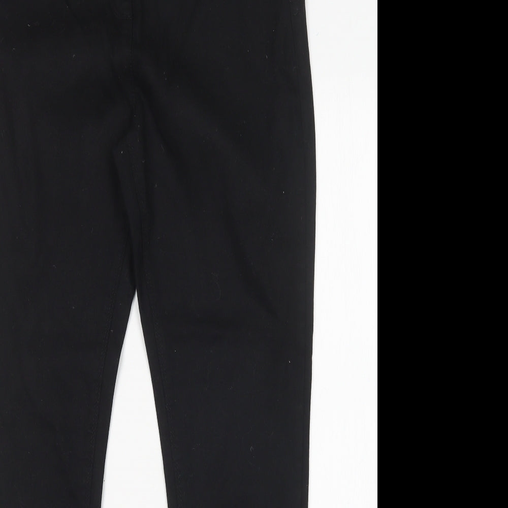 NEXT Womens Black  Modal Skinny Jeans Size 16 L30 in Regular
