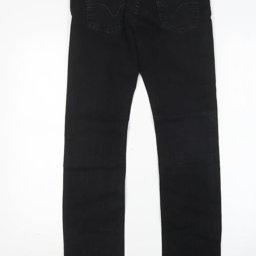 NEXT Womens Black  Cotton Skinny Jeans Size 8 L31 in Regular