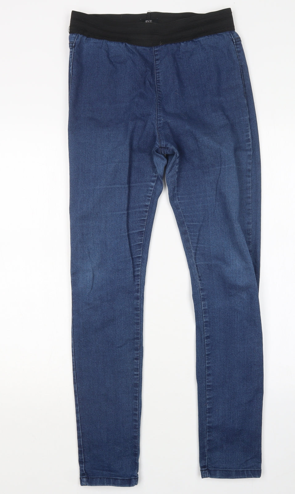F&F Womens Blue  Cotton Jegging Jeans Size 12 L29 in Regular