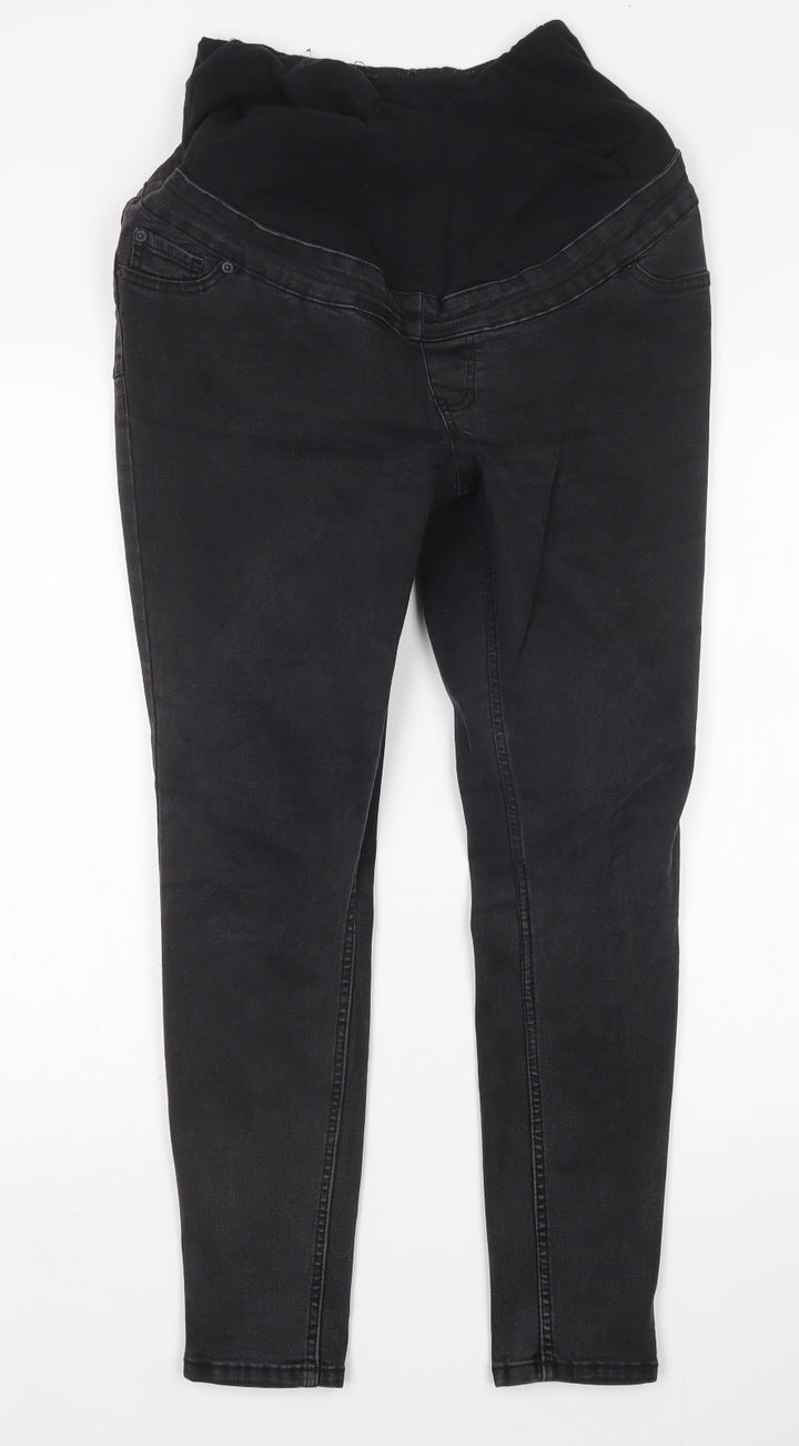 New Look Womens Black Cotton Jegging Jeans Size 10 L27 in Regular