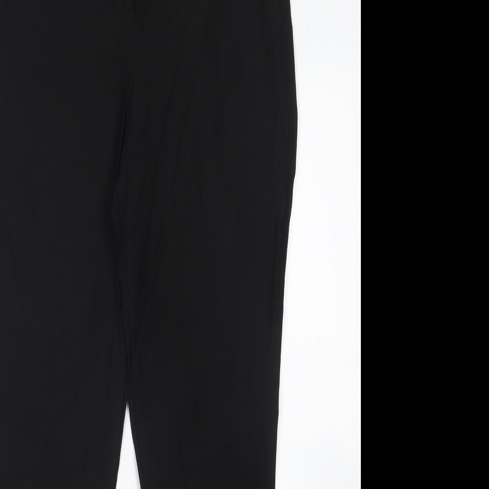 Select Womens Black  Polyester Trousers  Size 18 L30 in Regular