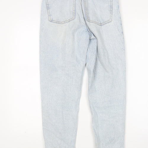 denim Co Womens Blue  Cotton Mom Jeans Size 6 L28 in Regular