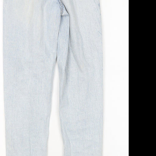 denim Co Womens Blue  Cotton Mom Jeans Size 6 L28 in Regular