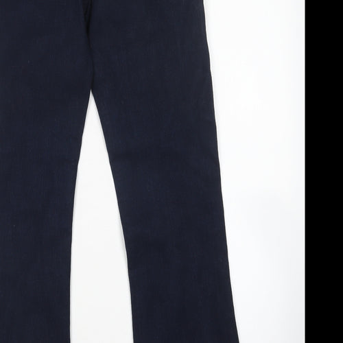 Denim Co Womens Blue  Cotton Bootcut Jeans Size 12 L30 in Regular