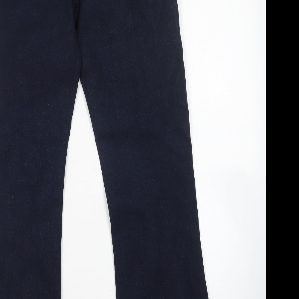 Denim Co Womens Blue  Cotton Bootcut Jeans Size 12 L30 in Regular