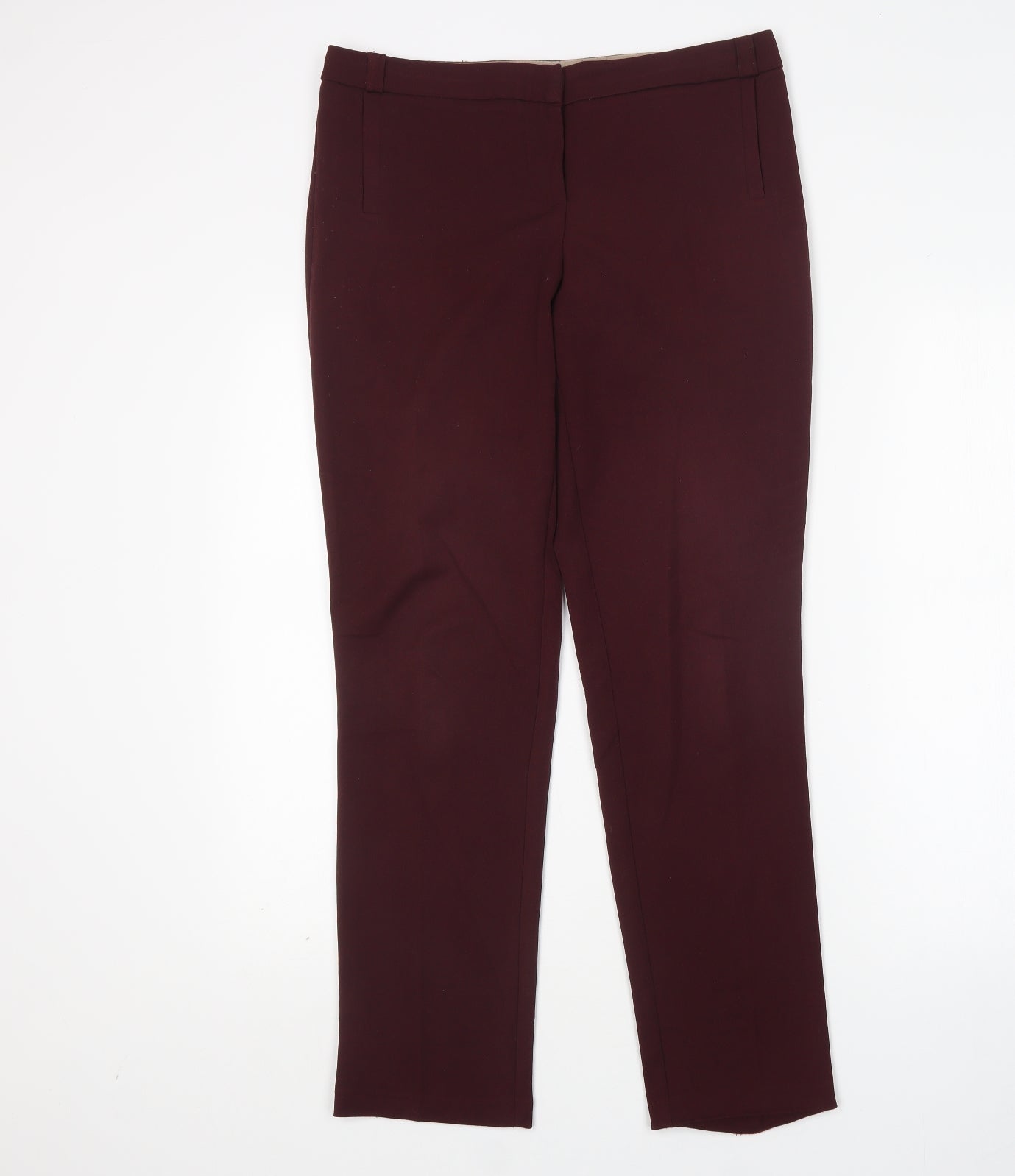 Preworn Womens Purple   Trousers  Size 12 L29 in Regular