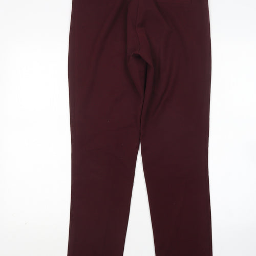 Preworn Womens Purple   Trousers  Size 12 L29 in Regular