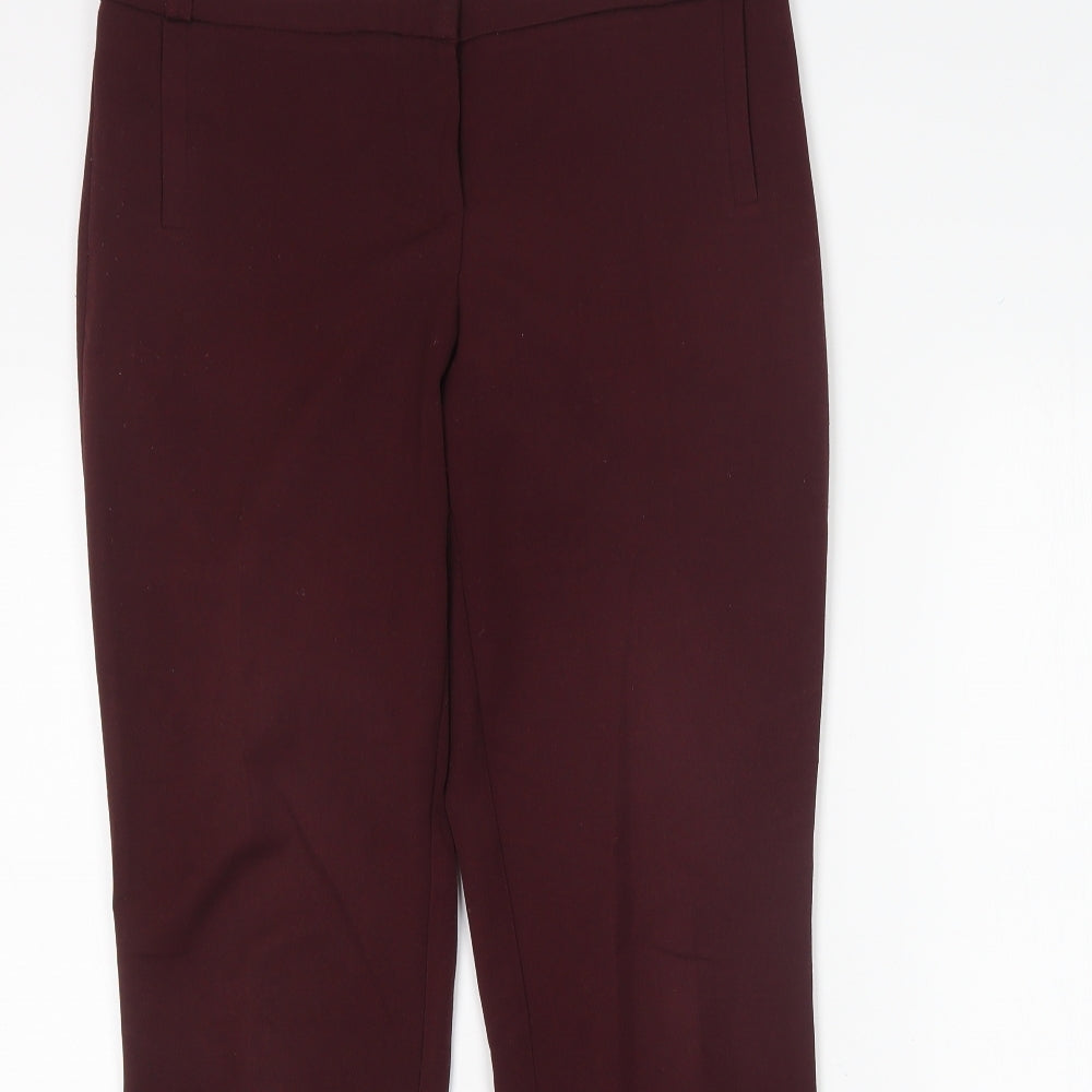 Preworn Womens Purple   Trousers  Size 12 L29 in Regular