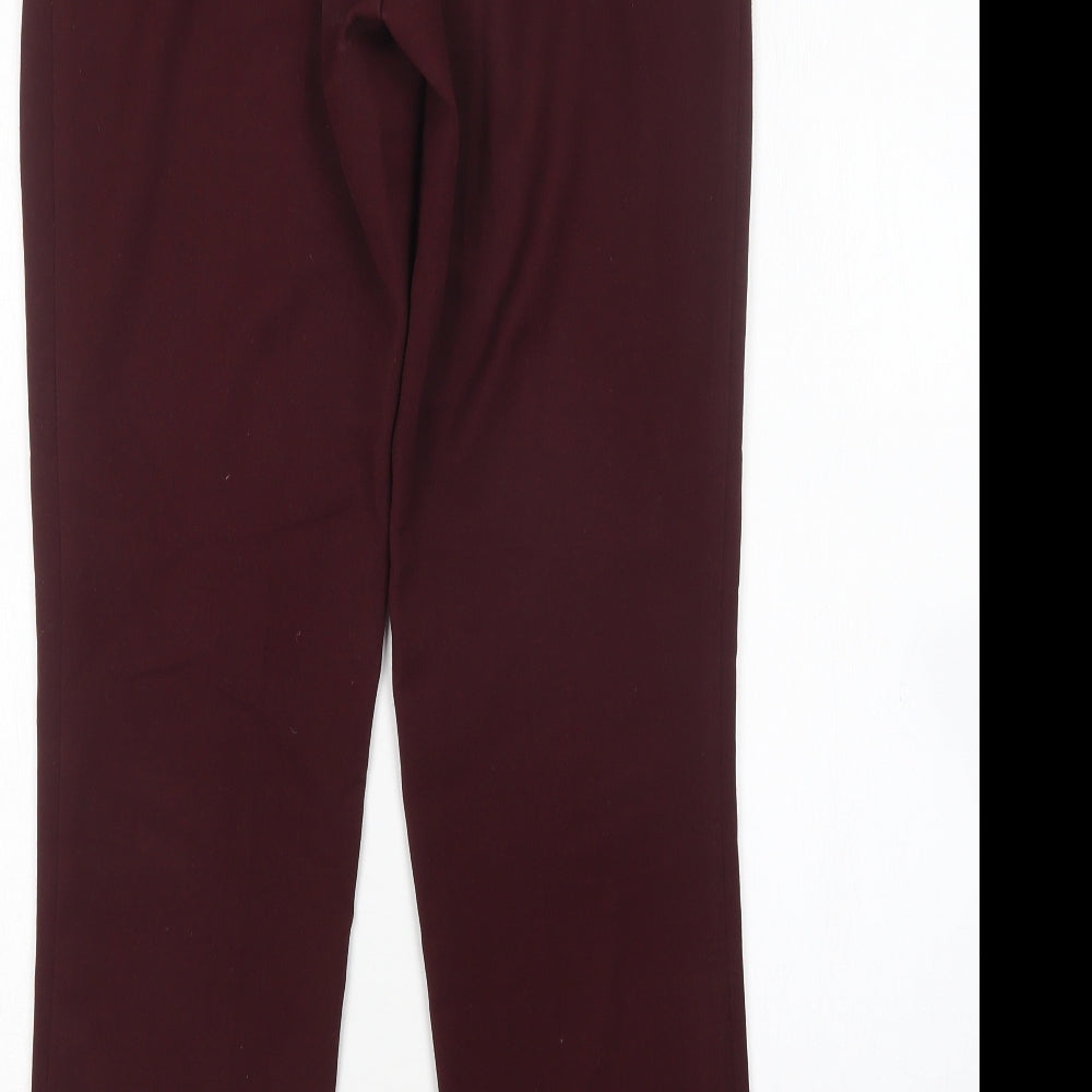 Preworn Womens Purple   Trousers  Size 12 L29 in Regular
