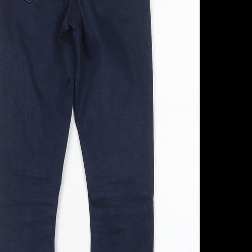 ASOS Womens Blue  Cotton Skinny Jeans Size 26 in L23 in Regular
