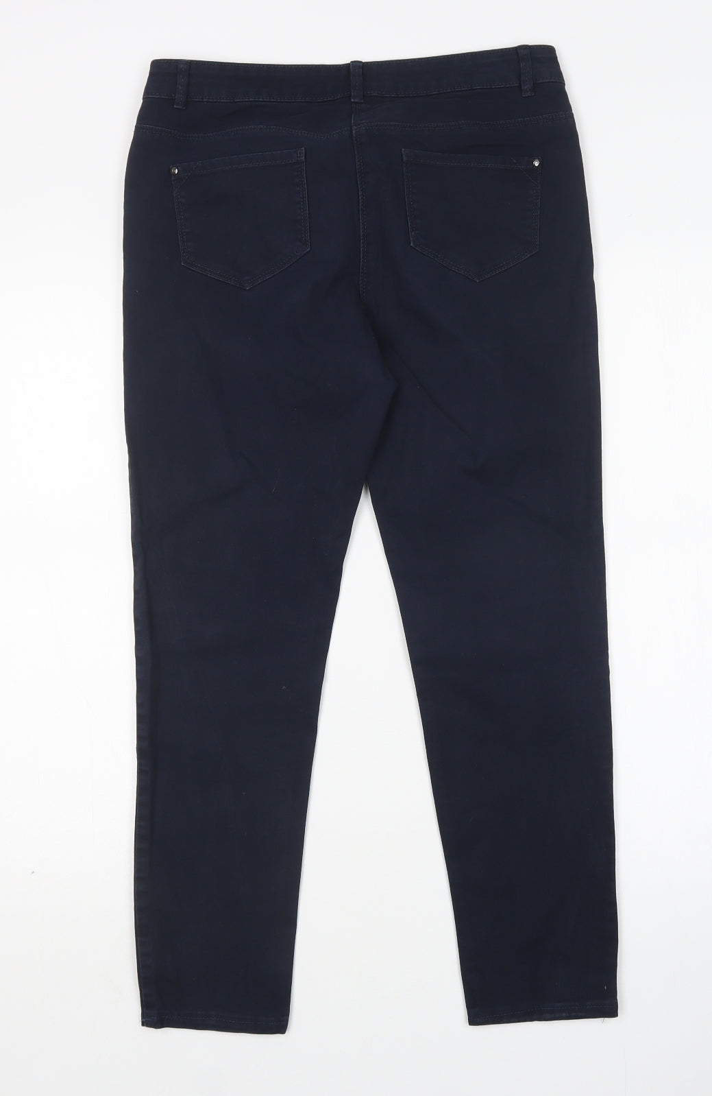 George Womens Blue  Cotton Skinny Jeans Size 10 L26 in Regular