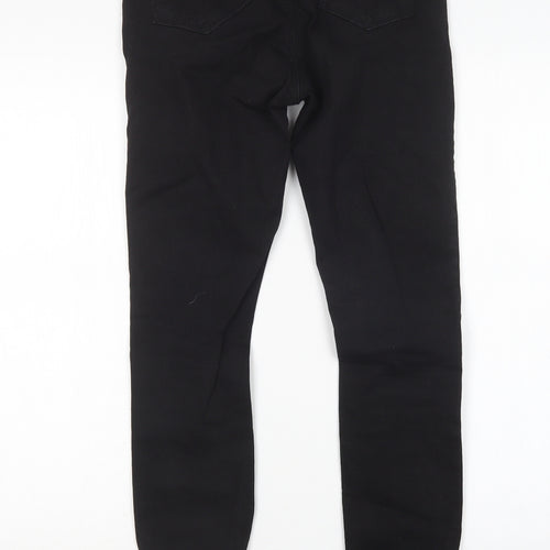 Denim Co Womens Black  Cotton Skinny Jeans Size 6 L28 in Regular