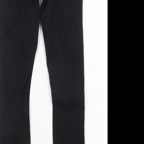 Denim Co Womens Black  Cotton Skinny Jeans Size 6 L28 in Regular