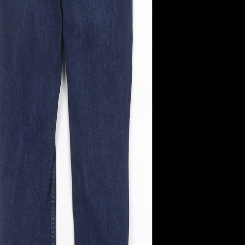 New Look Womens Blue  Cotton Skinny Jeans Size 8 L25 in Regular