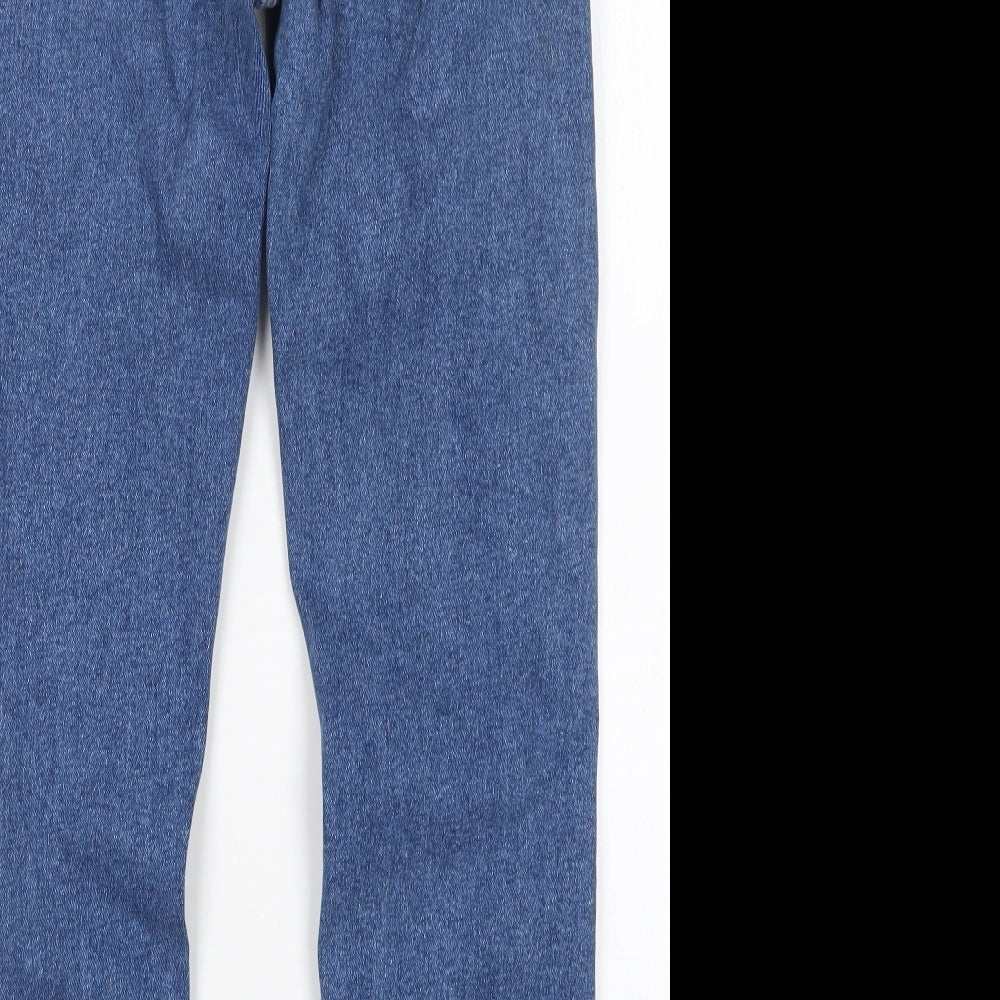 New Look Womens Blue  Cotton Mom Jeans Size 10 L30 in Regular
