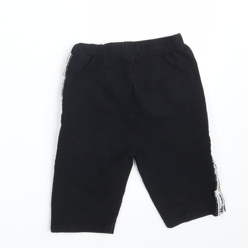 ellesse Womens Black  Cotton Compression Shorts Size 6 L10 in Athletic  - Waist 20in