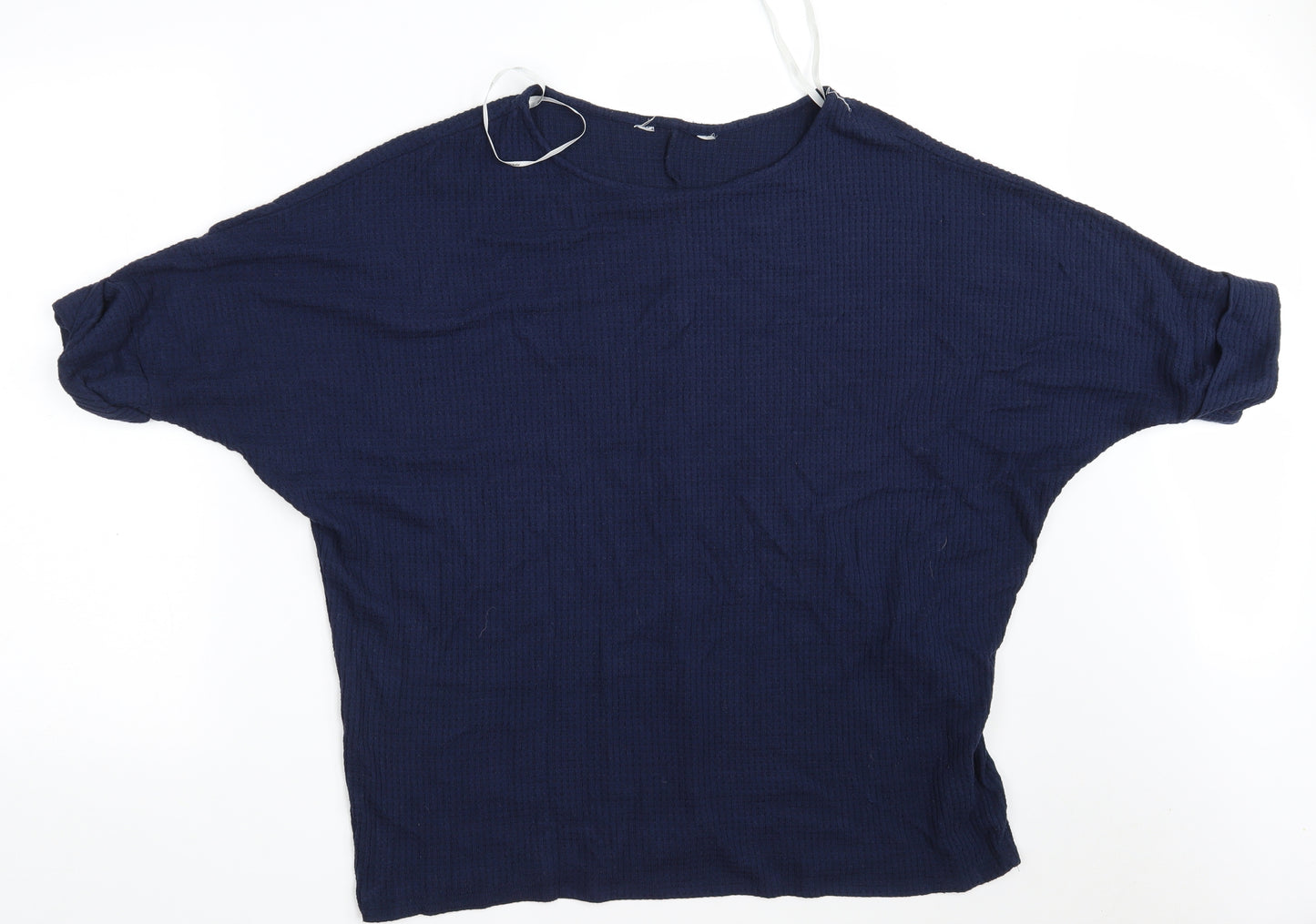 Apricot Womens Blue  Viscose Pullover Sweatshirt Size 10