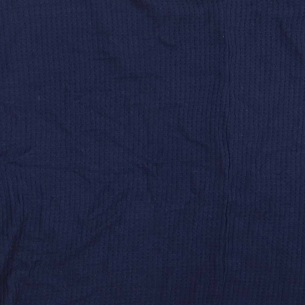 Apricot Womens Blue  Viscose Pullover Sweatshirt Size 10