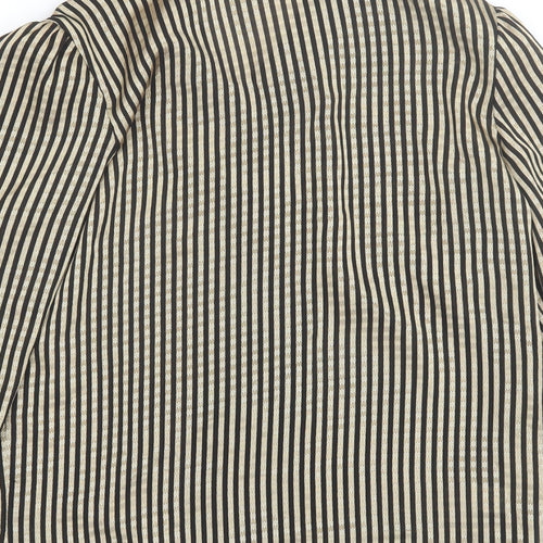 Littlewoods Womens Black Striped  Jacket  Size 14