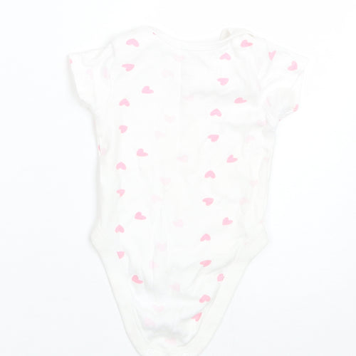 Pure Baby Baby White  Cotton Romper One-Piece Size 3-6 Months