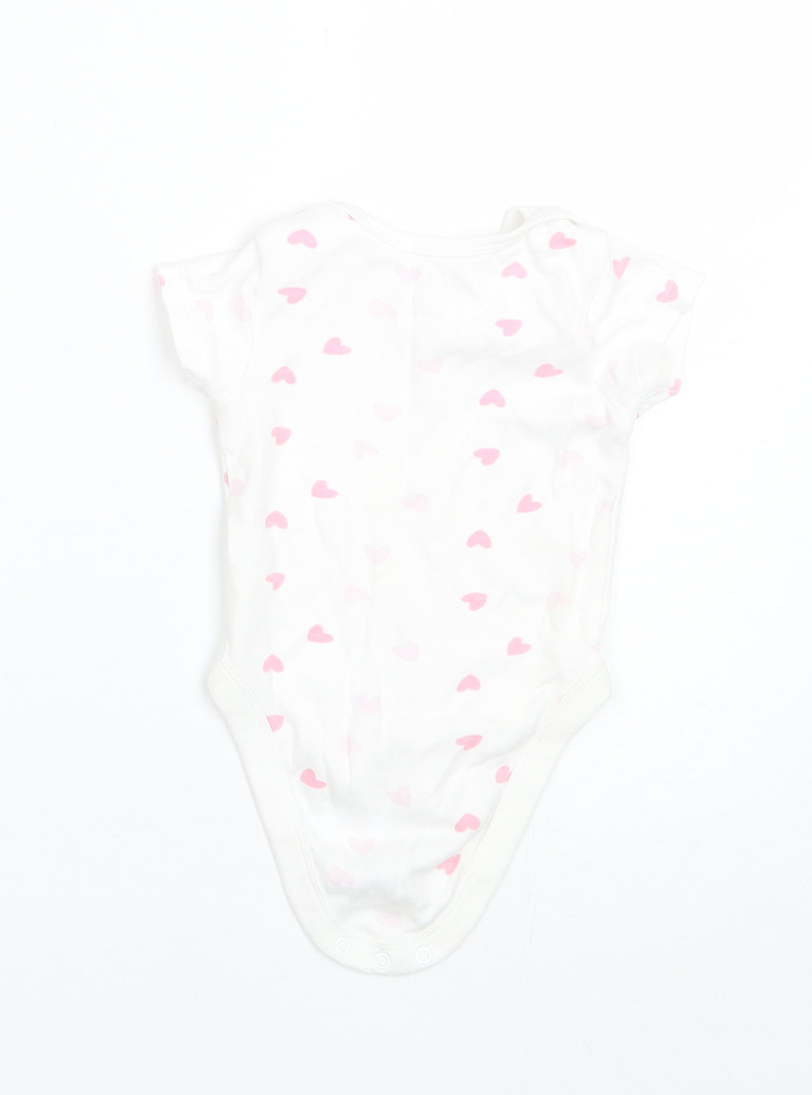 Pure Baby Baby White  Cotton Romper One-Piece Size 3-6 Months