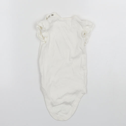 George Baby White  Cotton Romper One-Piece Size 12-18 Months   - Disney
