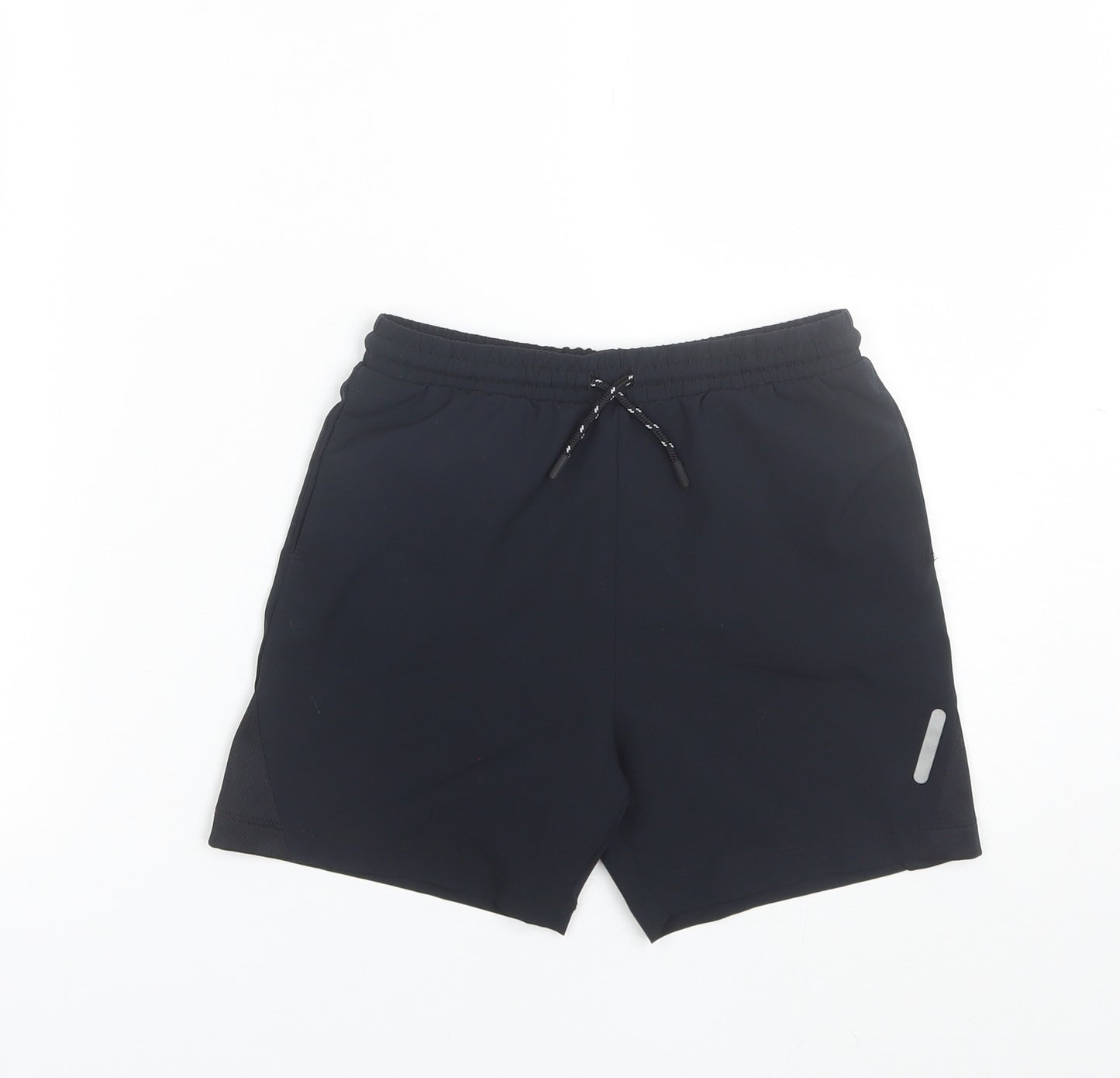 F&F Boys Black Batik Polyester Sweat Shorts Size 7-8 Years  Regular