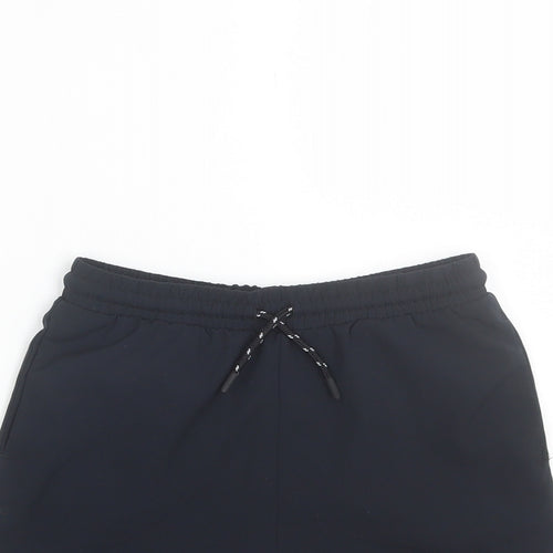 F&F Boys Black Batik Polyester Sweat Shorts Size 7-8 Years  Regular