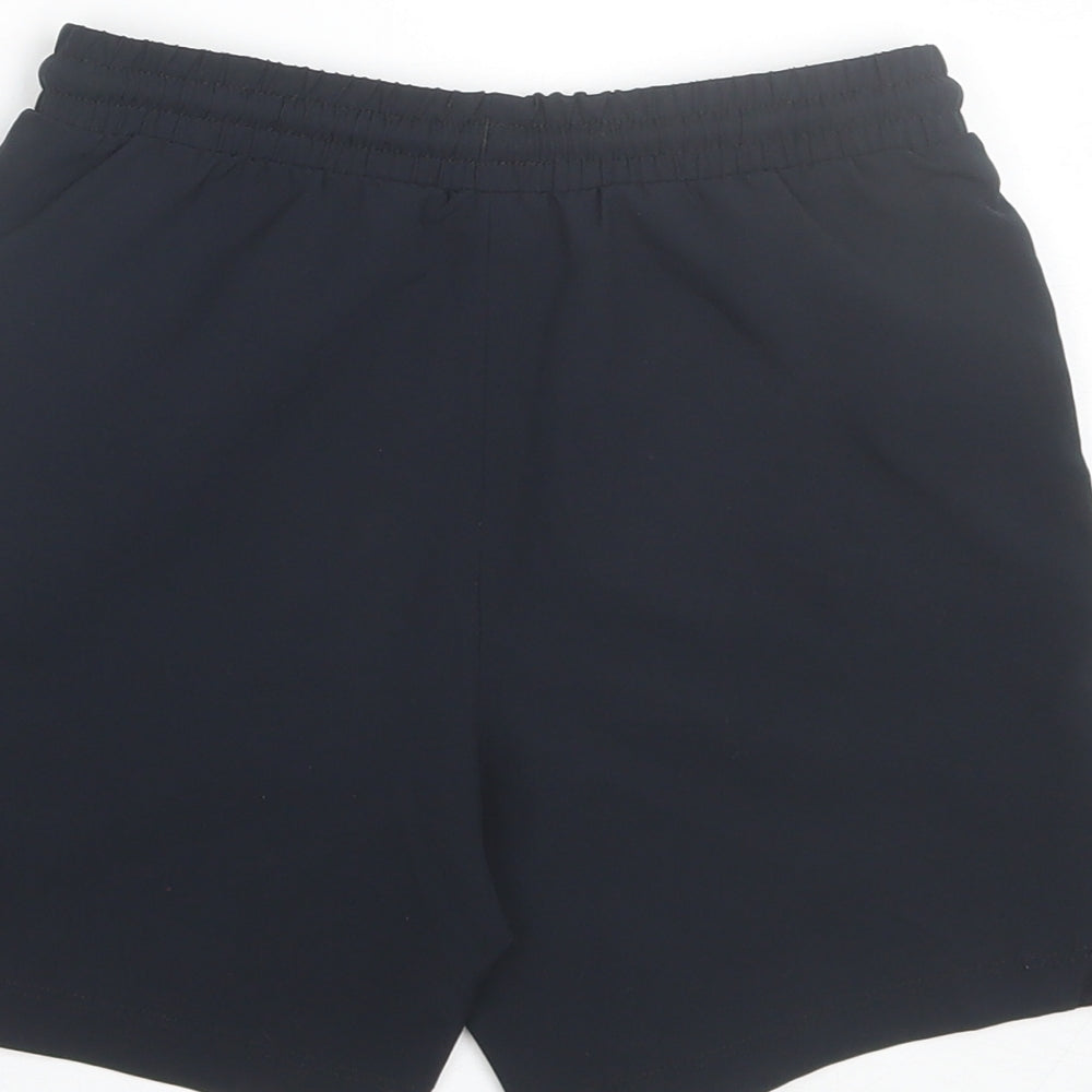 F&F Boys Black Batik Polyester Sweat Shorts Size 7-8 Years  Regular