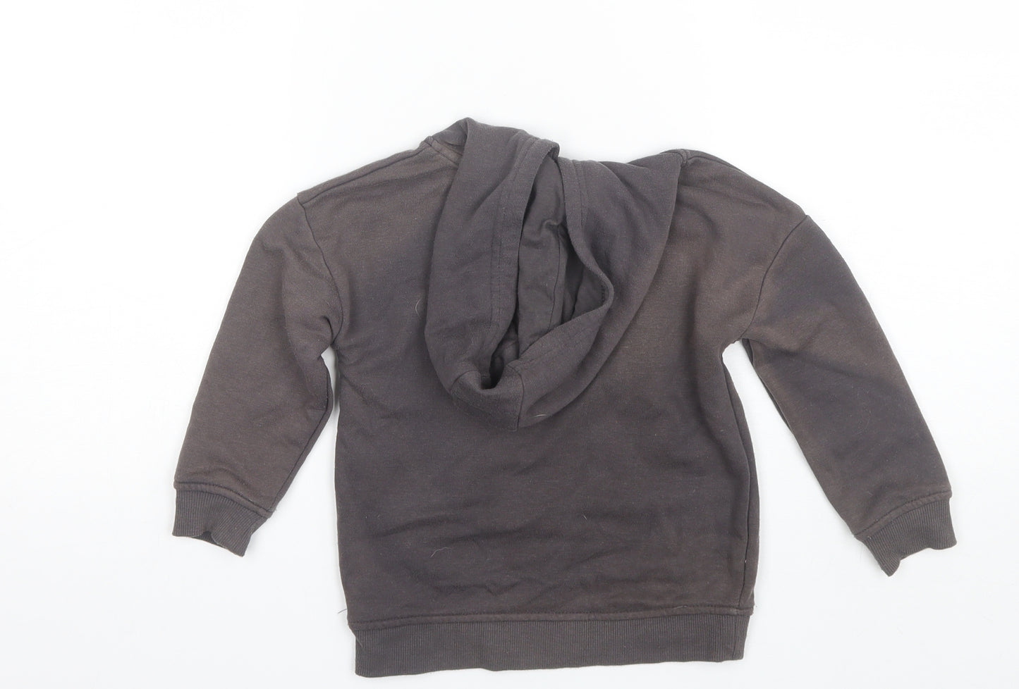 Primark Girls Brown  Cotton Pullover Hoodie Size 3-4 Years