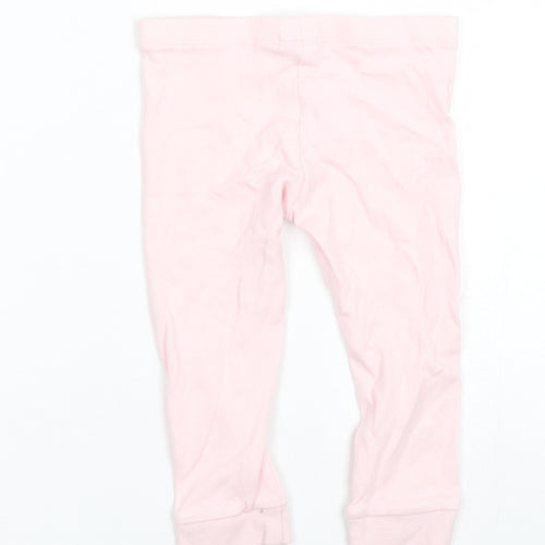 Disney Baby Pink  Cotton Jogger Leggings Size 12-18 Months