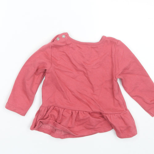 Disney Baby Red  Cotton Pullover Jumper Size 6-9 Months   - 101 Dalmatians