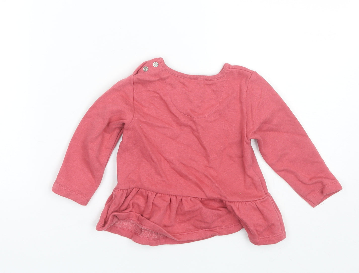 Disney Baby Red  Cotton Pullover Jumper Size 6-9 Months   - 101 Dalmatians