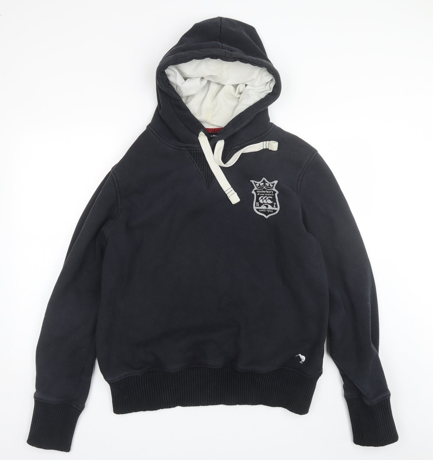 Canterbury Mens Black  Cotton Pullover Hoodie Size L