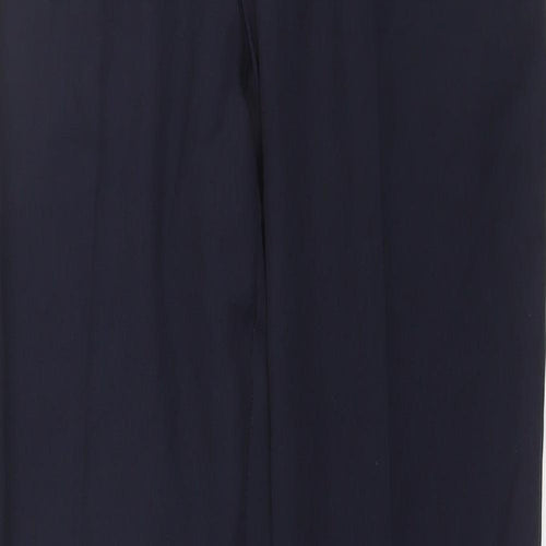 Tesco Mens Blue  Polyester Dress Pants Trousers Size 34 L32 in Regular