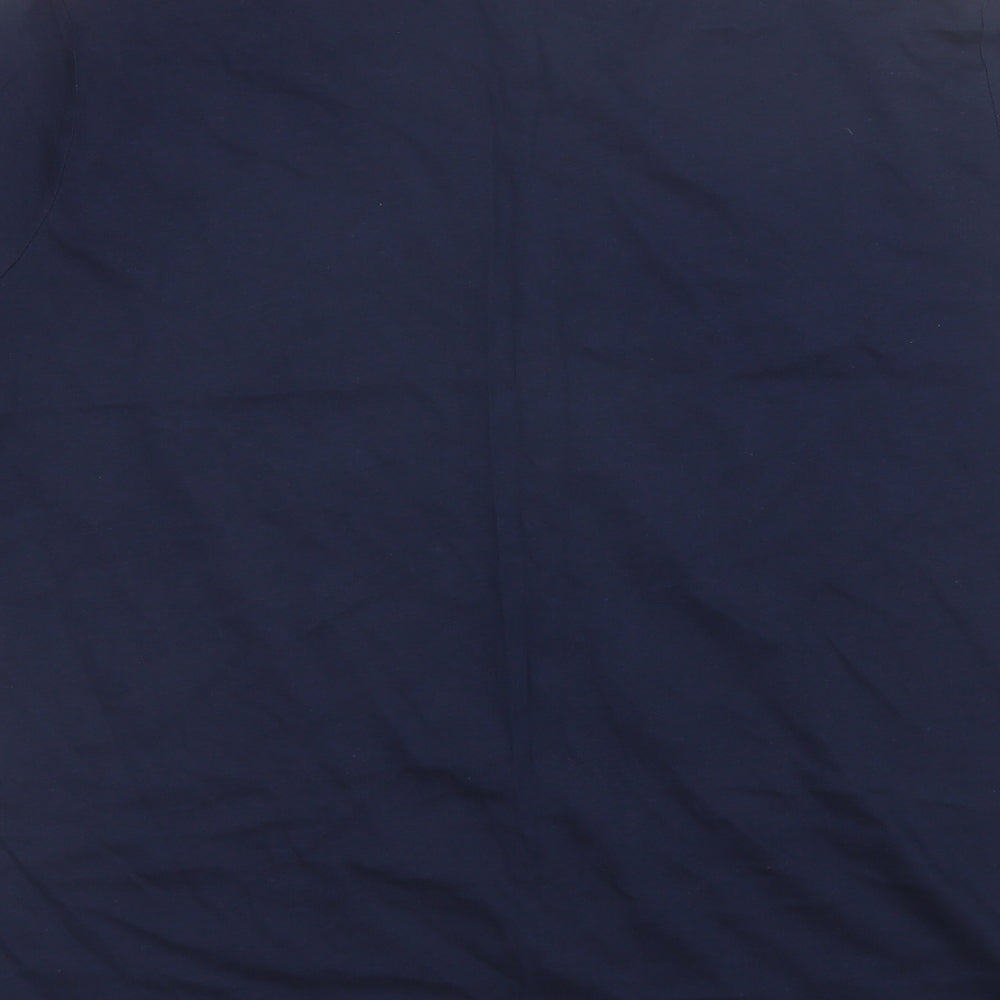 Marks and Spencer Womens Blue  Cotton Top Pyjama Top Size 20