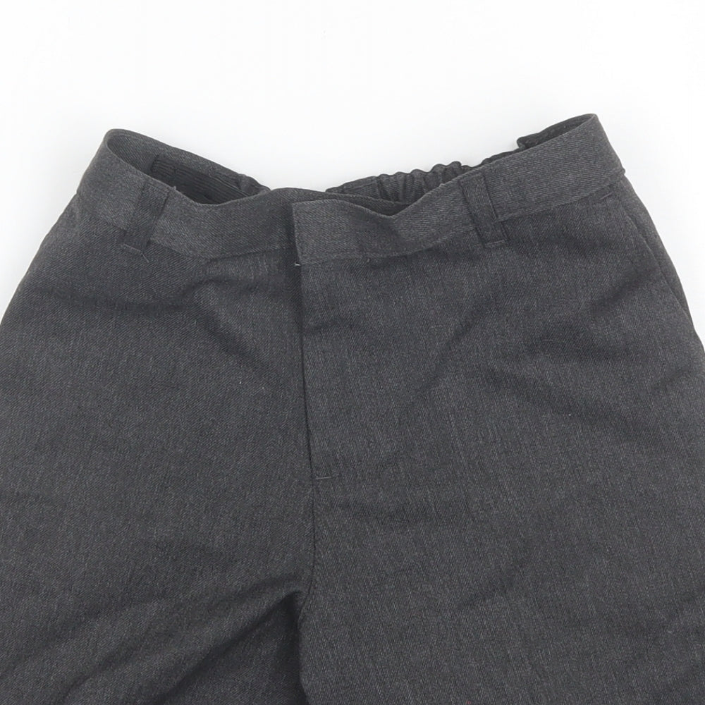 George Boys Grey  Polyester Chino Shorts Size 10-11 Years  Regular