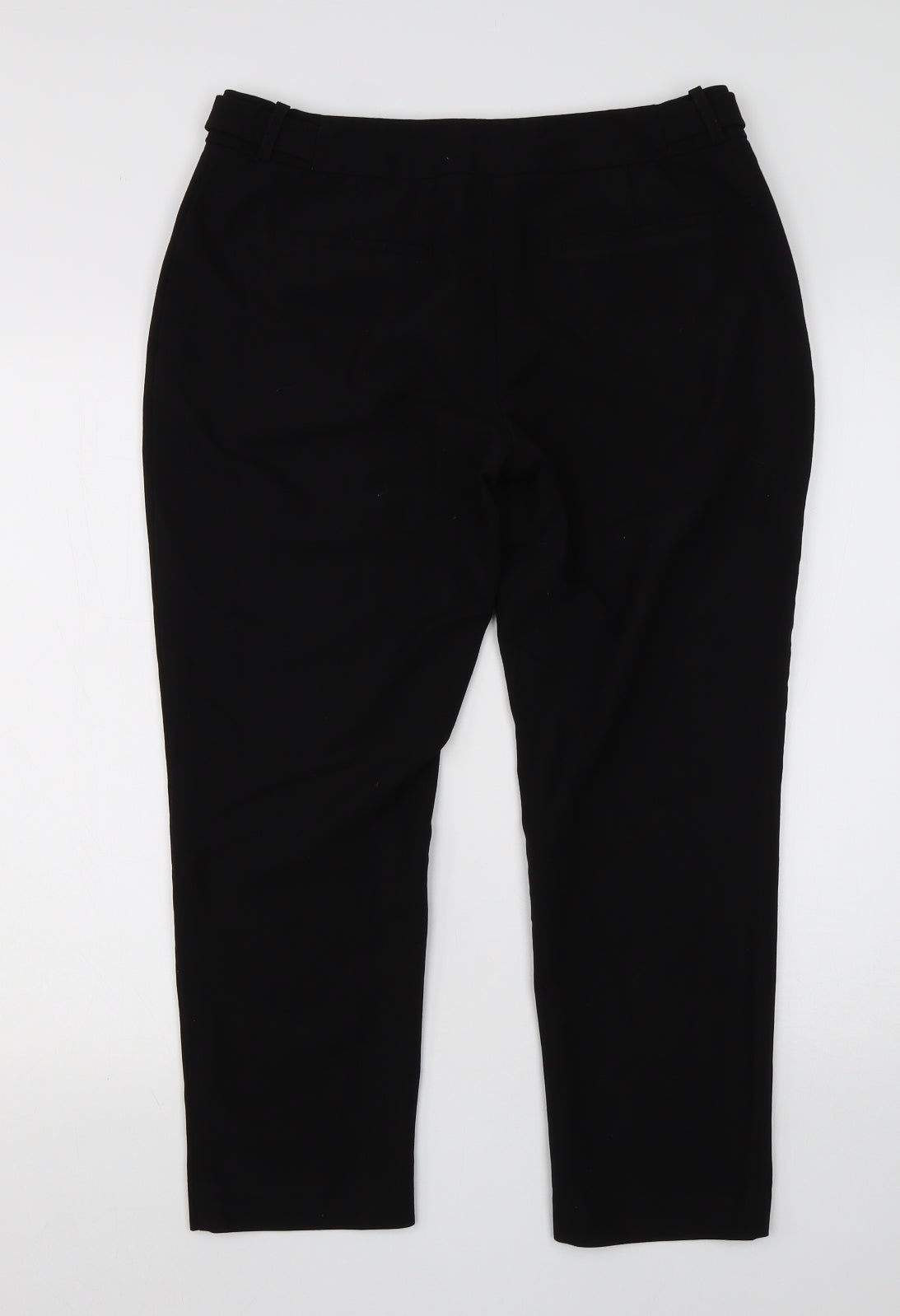 Principles Womens Black  Viscose Dress Pants Trousers Size 12 L23 in Regular
