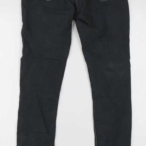 Divided Womens Grey  Cotton Skinny Jeans Size 10 L28 in Regular
